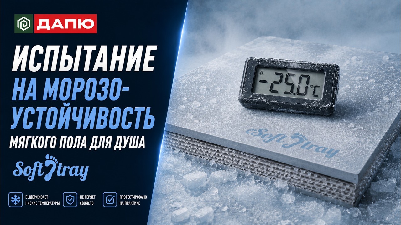 Испытание на морозоустойчивость Soft Tray