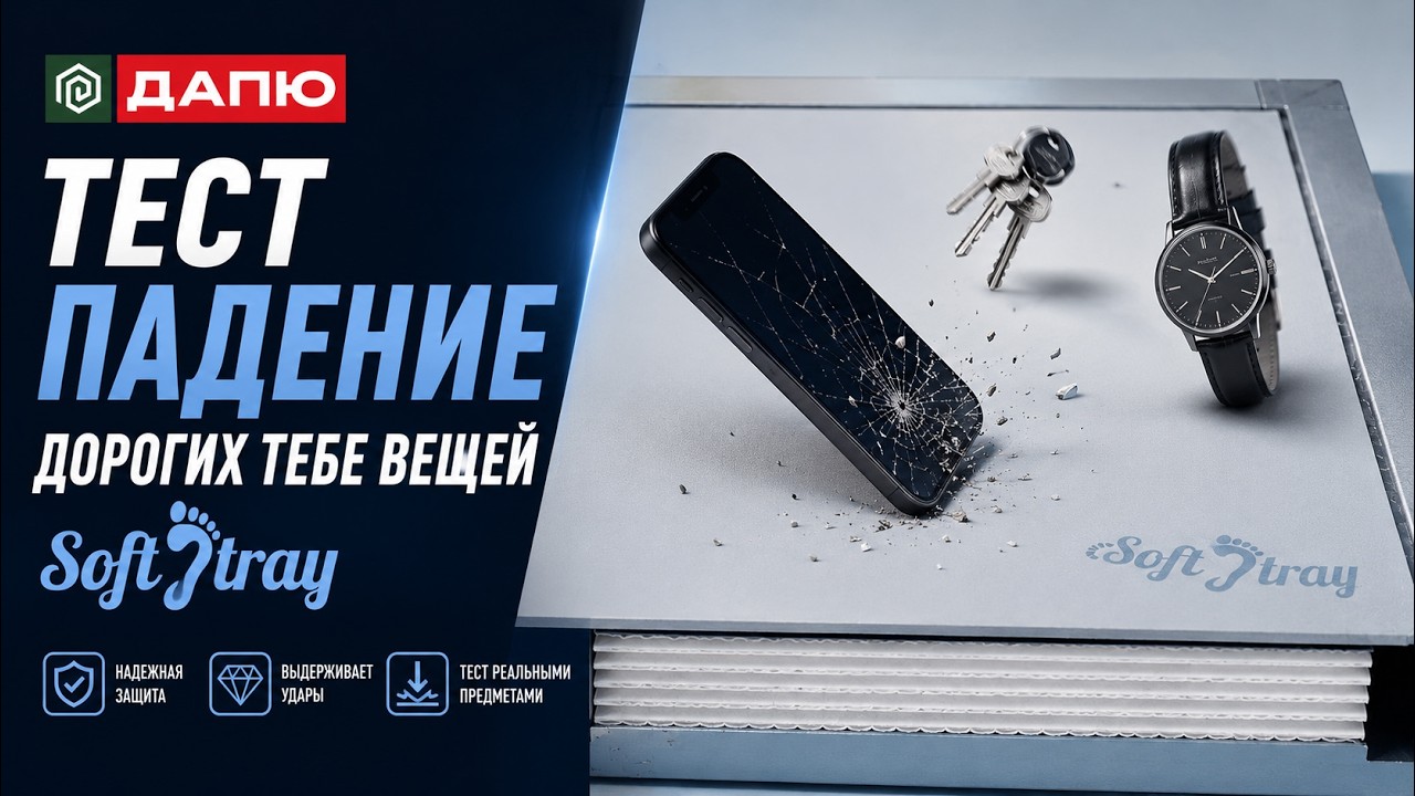 Тест: падение вещей на Soft Tray